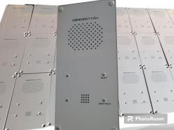 Printing on powder coated surface-metal