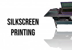 Flatbed silk screen printing